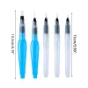 3/6PCSウォーターペイントブラシセット補充可能なウォーターブラシペン水彩融合アーティストの初心者の供給用の細かいフラットペン