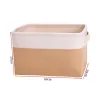 Folding Storage Basket Felt Fabric Storage Boxes Organizer Containers With Handles For Nursery Toys Clothes Magazine