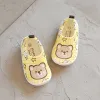 Baby First Shoes Sapatos Unissex Criando Walker meninos meninos garotos de borracha elástica de solo macio de solo de chão malha anti-deslizamento