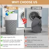 Tvättpåsar 2st korg stor kapacitet smutsig tygpåse fällbar hämma mångsidig klädförvaring behållare för badrum
