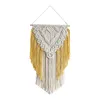 Tapestries macrame muur hangende chique kunst boho achtergrond geweven tapijt -rand voor bruiloftsfeest slaapzaal thuisdecoratie