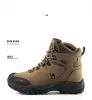 Boots Golden Camel Waterproof Hiking Shoes Outdoor Hightop Tactical Military Boots Antislip Sneakers Trekking Shoes for Men 2023 New