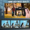 4K Цифровая камера для фотографии видео Vlogging с управлением приложением Wi -Fi, камерой для путешествий с 32 ГБ TF -карты, 2 батареи, компактная камера - отличный выбор подарок