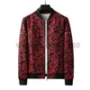 Designer herrjacka avancerad jacquard cardigan casual jacka rockar män trendiga märke höst ny baseboll kostym man jacka topp