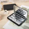 Ímã Paleta de sombra vazio Paleta de maquiagem de maquiagem prato de armazenamento com espelho para mulheres maquiagem para iniciantes DIY Eye Shadow Box Tool