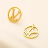 20Style Simple Designer Letter Stud Earrings Fashion Letter Earring For Charm Women Brand Jewelry Accessory Gifts High Quality