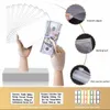 Money Saving Organizer White PU Leather Budget Binder Marble Notebook Budgets Planner 2024 Envelope Office School Supplies