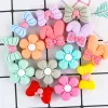 SUNRONY 5 / 10PCS NOUVEAU CIE CIE SILICONE Perles Bowknot Flower Rabbit Ear Puzzles pour bijoux Making DIY Bijoux Accessoires