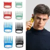 Peças reuxi 8pcs clipper de cabelo liimit pentes coloridos universa guarda para aparador de cabelo tamanho geral com folhas de ferro pente de clipper