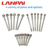 Lanpai 10pcs Dental Lab Lab Diamond Runting Disc Shank Mandrel Burs двойной боковой диск Политочный стоматология Инструменты