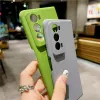 Solid Color Ultra-Thin Phone Case for Honor Magic V2 Cover Frosting Protective Hard Shell