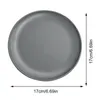 Plates Stainless Steel Camping Plate Fruit Reusable 17cm Outdoor Container Large Capacity Hiking Picnic Tableware