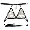 Lady Belt Belly Chain Body Jewelry Trendy Popular PU Leather Imitation Jewelry Sexig kroppskedja