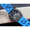 Watch Watch Multifonction Fashion Watch Fiber Automatic Classic Hollow Tachyter 1103 Men Superlative Wvei