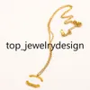 Design Diamond Letter Wiselants Designer Naszyjnik Wysokiej klasy stalowej pieczęci Naszyjniki Pearl Choker Choker Biżuter