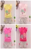 Baby Girl Outfits Lollipop Printed Kids Tops Blumenshorts 2pcs Sets süße Mädchen Kleidung Set Fashion Kiding Kleidung 7 Farben DHW241487688