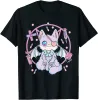 Pastell goth kawaii yami katt t-shirt