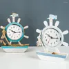 Wall Clocks 1Pc Fashion Home Desktop Clock Bedside Table Craft Random Color