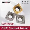 CCMT060204 CCMT09T302 CCMT09T304 CCMT09T308 Carbide Insert for Cermet SCLCR/L External Turning Tool Blade Lathe Parts CNC Cutter