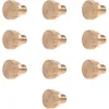10PCS 10/24 Screw Thread Brass Misting Nozzle Plug Low Pressure Atomizing Mist Nozzle For Outdoor Cooling System