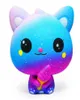 Multicolore Squishi Antistress Kawaii Ice Cream Kitten Slow Squishy Squiny Ice Cream Gat Squeeze Giochi carini per bambini1961036