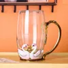 Muggar Original Swan Emalj Mug the Present Cups of Coffee Tea Cup Drinkware Drinking Glasses For Drinks Cute Set