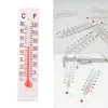 10 szt. Najnowsze 5 cmx1,1 cm miniaturowe papierowe tektury termometr Dollhouse Indoor -20-50 Celsjusz Garden Garage Pokój biurowy