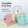 PHOMEMO Label Maker -Maschine mit Klebeband P12 Pro wiederaufladbare Etikettenhersteller kompatibel unterschiedliche Schriftfarb -Text -Etiketten -Maker -Klebeband