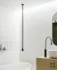Матовый черный латун современный бассейн ванной комнаты потолочный смеситель