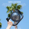 Cameras TELESIN Waterproof Handheld Diving Rig Stabilizer for Underwater Camera Housing for GoPro Hero 5 6 7 8 9 10 DJI Osmo Action Dome