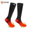 Sweatshirts Winter Electric Heated Socks with Rechargeable Battery Powered 3 Heating Settings Thermal Socks for Men Women