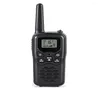 Walkie Talkie Mini Handheld Radio för utomhuscamping 22ch UHF 4469375 MHz upp till 8 km Portable Interphone3240647