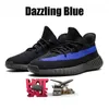 Size 36-48 Designer Running Shoes Sneakers Casual Men Women Chaussures Sports Runner Classics Black White Tail Light Salt Oreo Dazzling Blue trainers