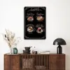 Retro koffie metalen bord vintage keukenborden muurdecor grappige tinnen borden bar decoraties kunst poster voor man grotdecoratie