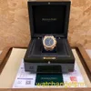 Zwitsers AP pols horloge mannelijke Royal Oak Series 26240or Rose Gold Blue Plate Belt Recay Sports Back Transparant automatisch mechanisch horloge