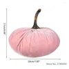 Decorative Flowers Artificial Pumpkin Ornament Soft Stuffed Pumpkins Doll Desktop Decor For Fall Halloween Thanksgiving Decoration Festival