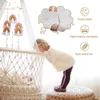 Baby Rainbal Bell Bell Grzeźby zabawki 012 miesięcy Crib Crib Mobile Toy Musical Box Kid Room Wiszący wystrój pielęgniarstwa Produkt 240409