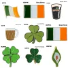 Irlanda Clove Metal Badge Clengges Brachas de lapela Pin Broche para presente e decoração de pano