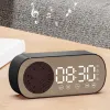 Digital Aneaving Clock Bluetooth 5.0 Display altoparlante Display Distanza di mirror Distanza con supporto FM RADIO TF Play Call a mani libere