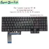 Keyboards US Russian RGB Backbellyst tangentbord för Lenovo Legion S7 16APH8 16Arha7 16iah7 16IRH8 82Y4 82UG 82TF 82Y3, Ruen English Keyboards