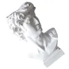 VASE PENホルダーホルダーバストプランターかわいい花ブラックデビッド彫像ギリシャの装飾ヴィンテージ