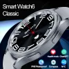 Akıllı Watch6 Klasik Erkek Kadınlar HD AMOLED SHAT GPT NFC Pusula Bluetooth Çağrı Kalp Hızı IP68 Su Geçirmez Akıllı Sıkış