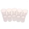 Autres fournitures d'oiseaux 5pcs Feeder en plastique Clear Water Bottle Buver Drinker Cup Double Port Disvice pour les accessoires de pigeons