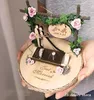 custom Manual ring pillow Kiss engagement marriage proposal ring holder bearer wedding day decoration Po prop9160656