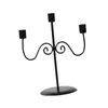 Titolare dei titolari di candele 3 Arms Candelabra Metal Candlestick Stand per teatro per centrotavola da tavola Decorazione della chiesa per le vacanze