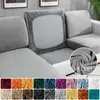 Chair Covers Velvet Sofa Cover Soft Plain Cushion Home Elastic Spandex Seat Slipcover L-Shaped Living Room Kids