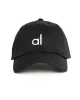 Alo00 kvinnor lyx baseball hatt cappello designer mössa svart whitebig head surround show ansikte liten sunvisor hatt slitage duck tunga hatt sommar