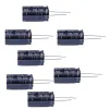 Condensateur électrolytique à plomb 10pcs 6.3V 10V 16V 25V 35V 50V 63V 100V 250V 400V 10UF 22UF 47UF 100UF 220UF 330UF 470UF 680UF1000UF