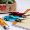 5pc nyhet racing design bollpoint penna bärbar kreativ kontor kulpoint penna barn student stationer gåva