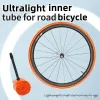 Ny Ultralight Bike Inner Tube 28G 700 x 18-32C väg MTB Cykel TPU Inre däck 45/65/85mm Längd Fransk ventil Super Light Tube